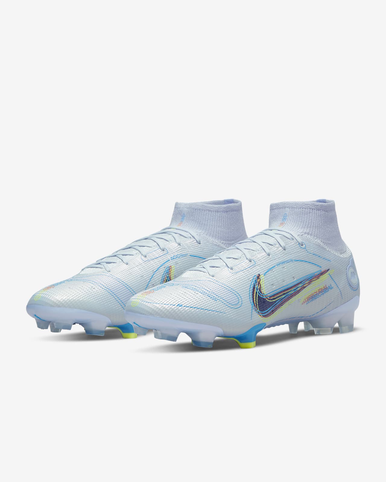 nike superfly 8 elite fg 男/女天然硬质草地足球鞋