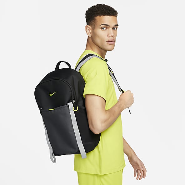 Nike 行李袋Training Duffel Bag 防撕裂尼龍材質防潑水鞋袋夾層黑銀DD4579-010, 運動/登山包