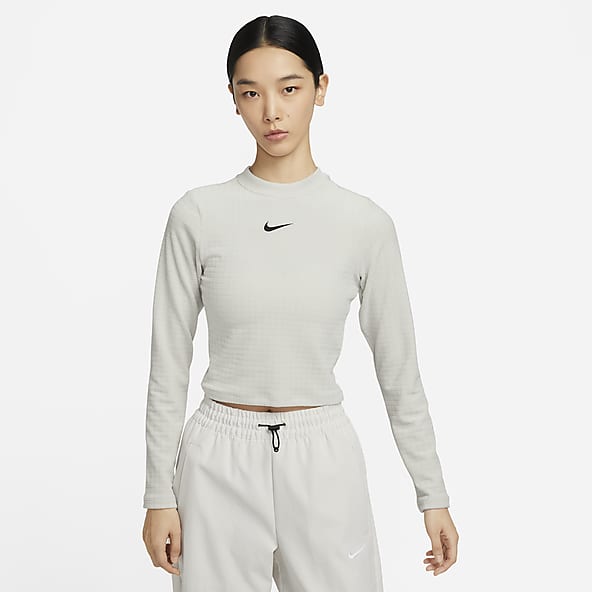 nike sportswear 女子长袖平绒上衣