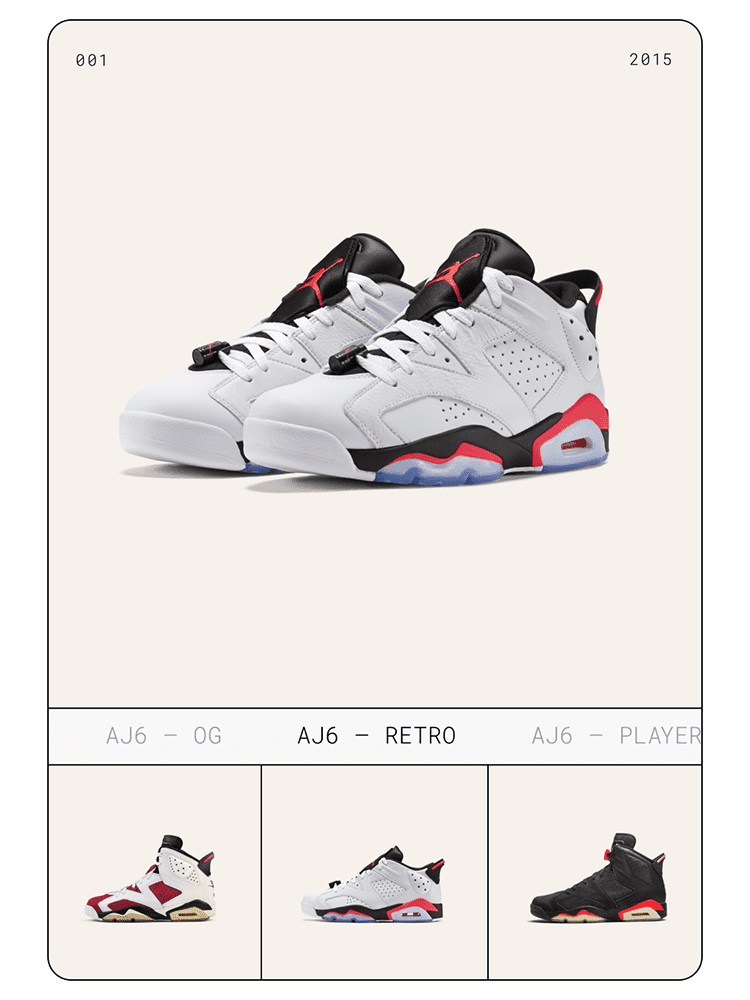 Air Jordan 6 复刻版和元年款典藏系列-NIKE 中文官方网站