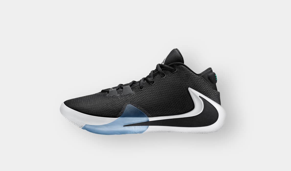 nike freak 1 black and white