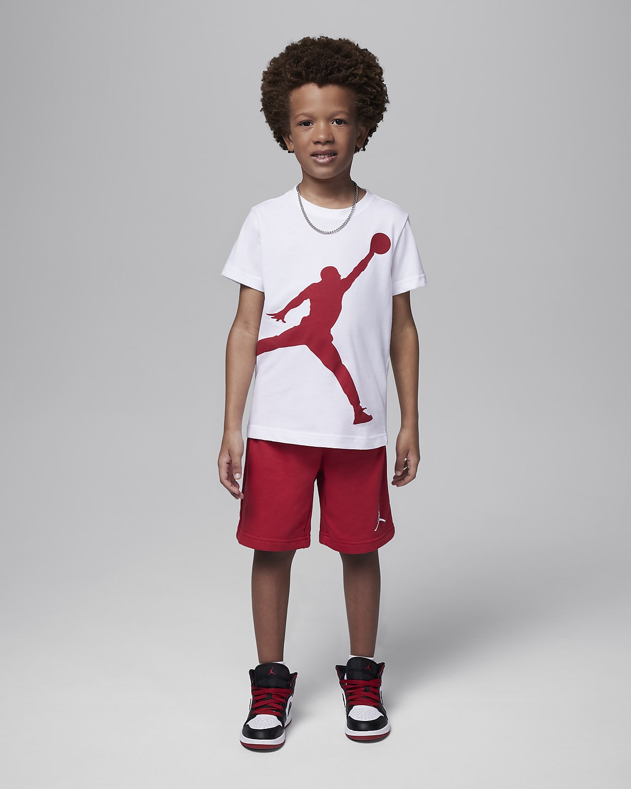 Jordan Jumbo Jumpman 幼童T恤和短裤套装