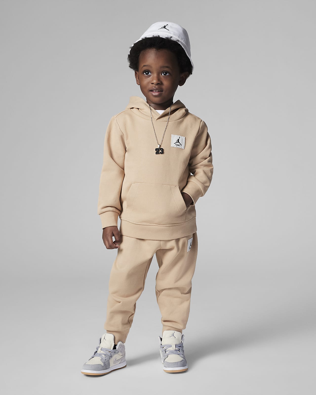 Jordan Jumpman 婴童套头连帽衫和长裤套装