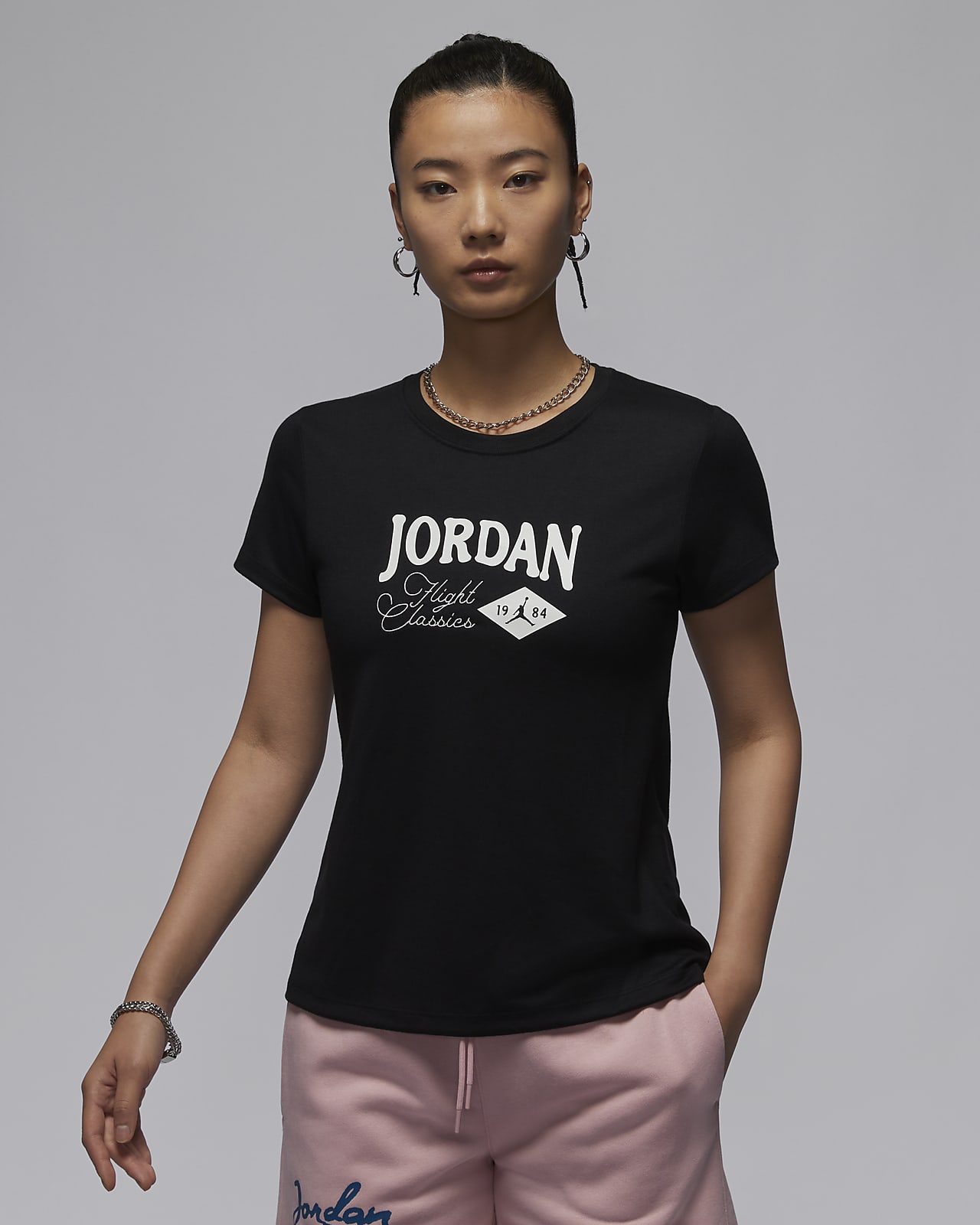 Jordan 女子修身版型印花T恤