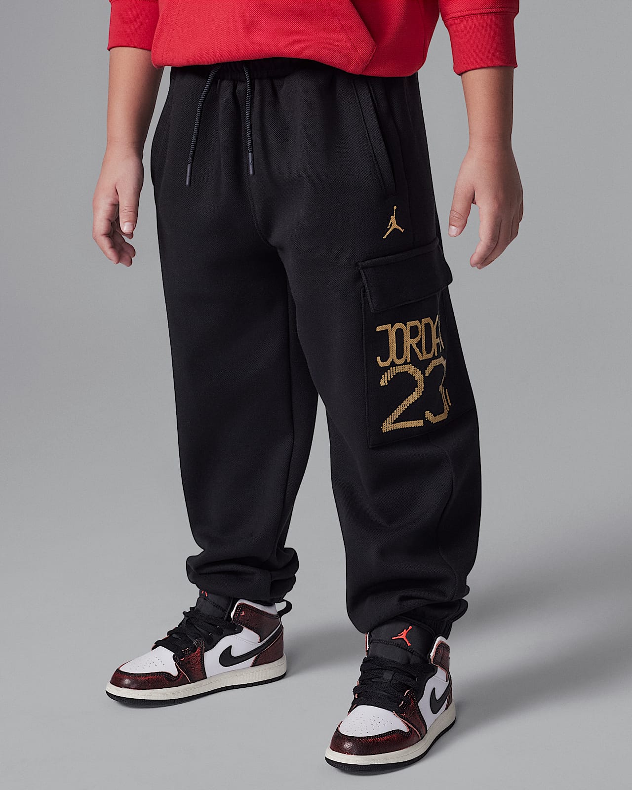 Jordan 新年蜕变系列幼童针织工装长裤