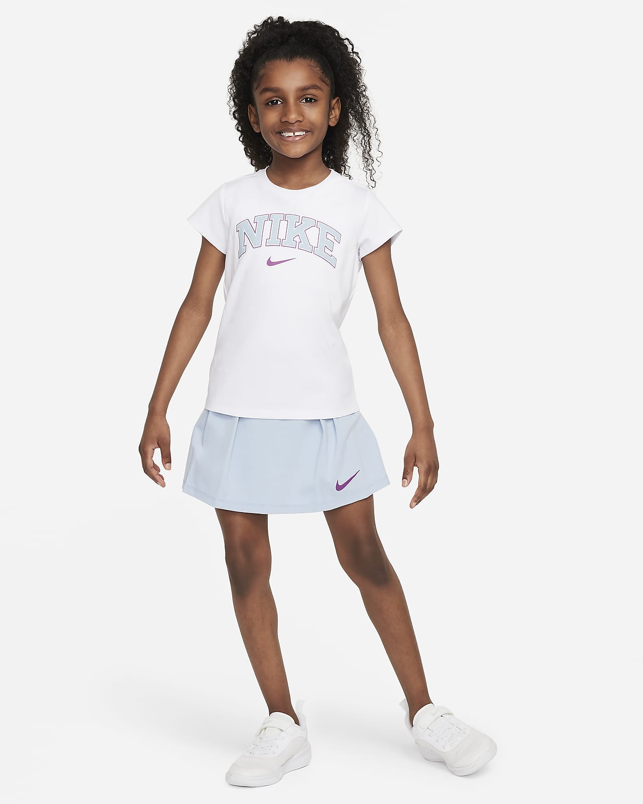 Nike Prep in Your Step 幼童T恤和裤裙套装