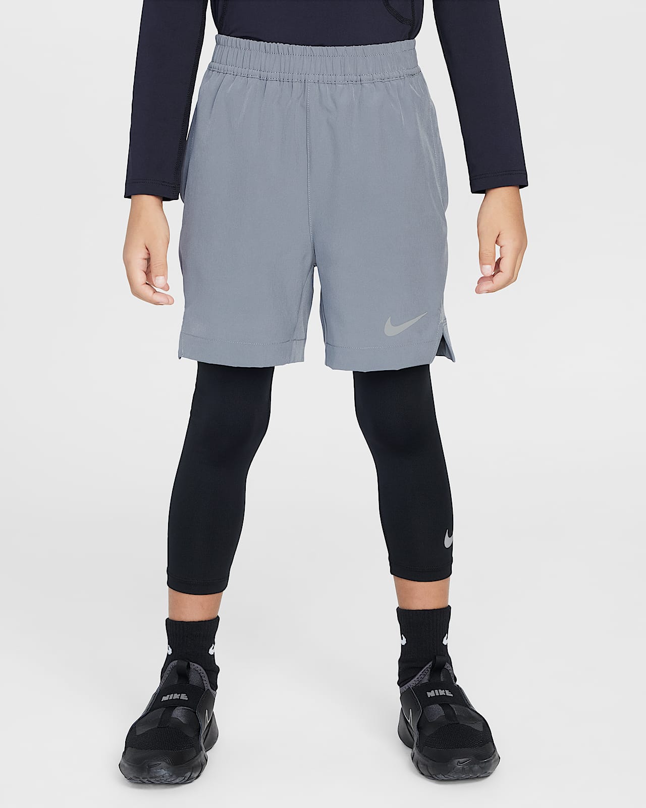 Nike Dri-FIT 幼童速干二合一短裤