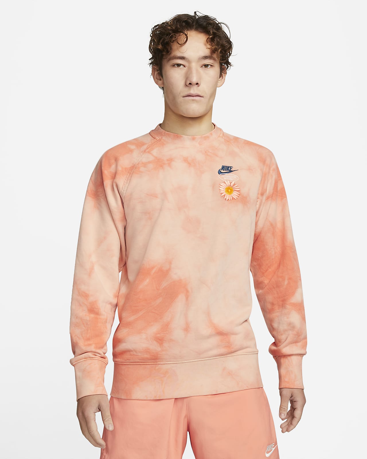 Nike Sportswear 男子法式毛圈圆领上衣