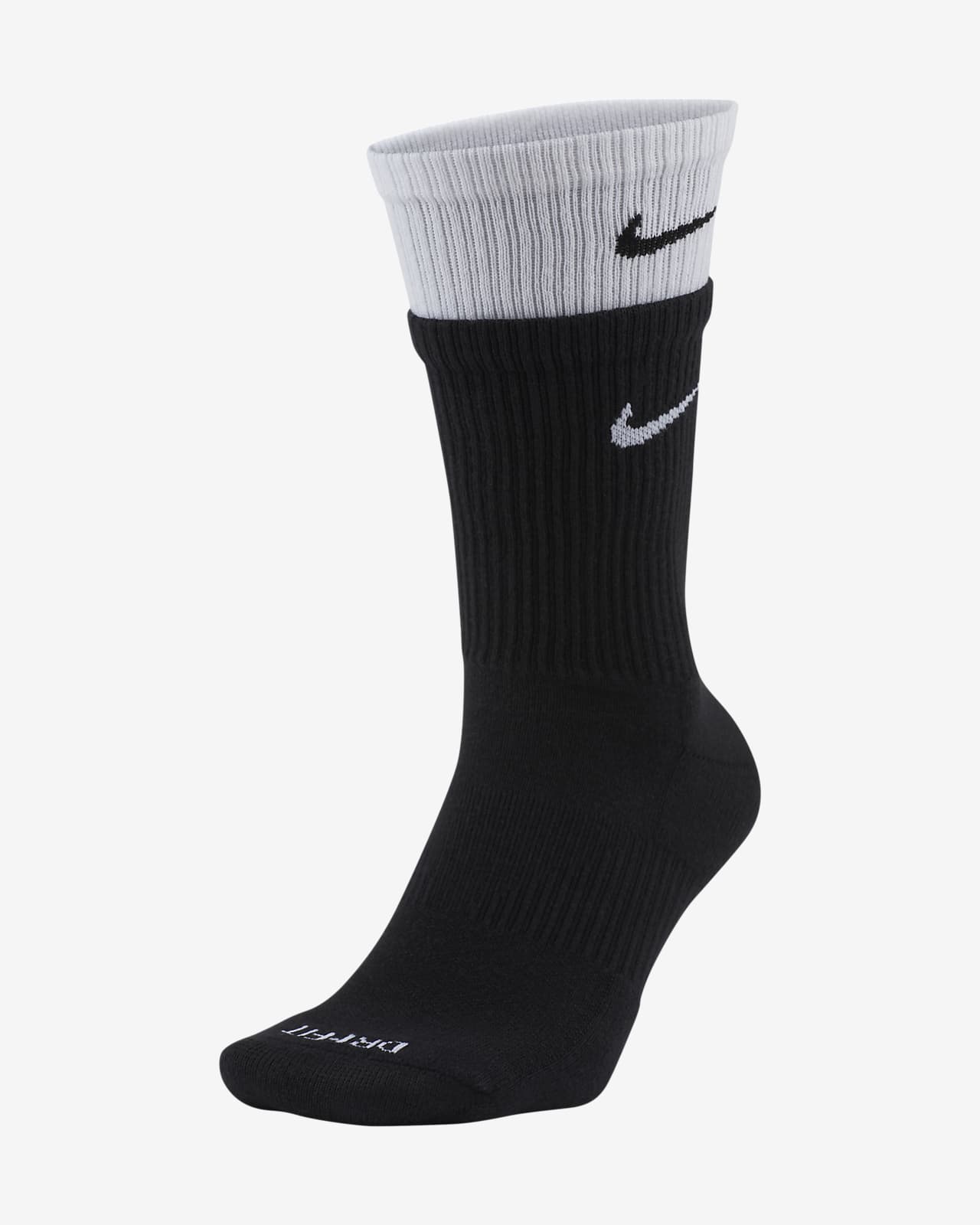 Nike Everyday Plus 舒适速干中筒训练袜（1 双）
