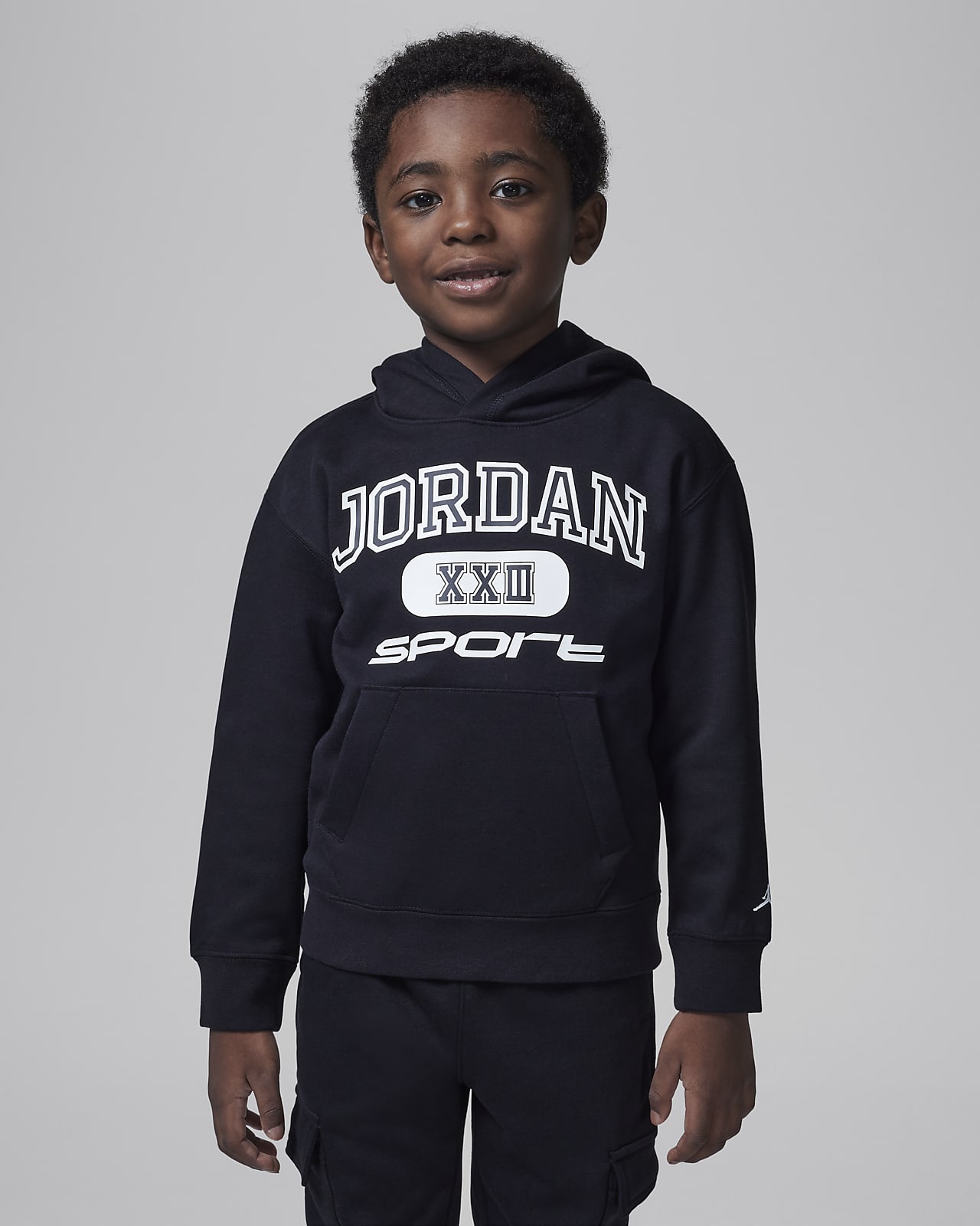 Jordan Sport 幼童加绒印花套头连帽衫