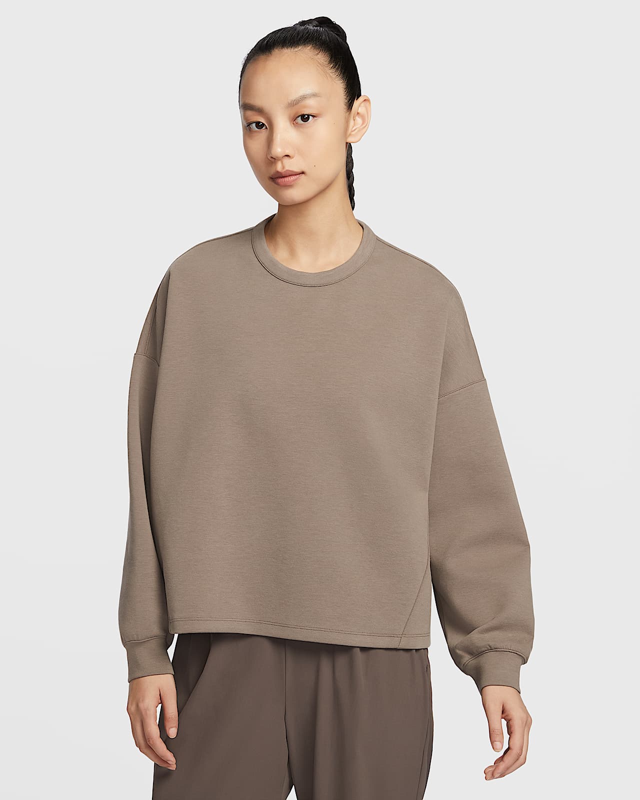 Nike 24.7 ImpossiblySoft Dri-FIT 女子 Oversize 风速干圆领上衣