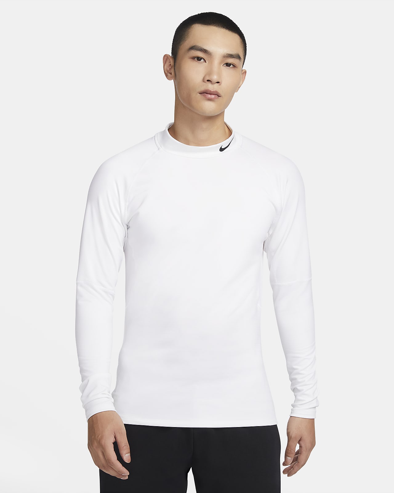 Nike Pro Dri-FIT 男子速干长袖企领训练上衣