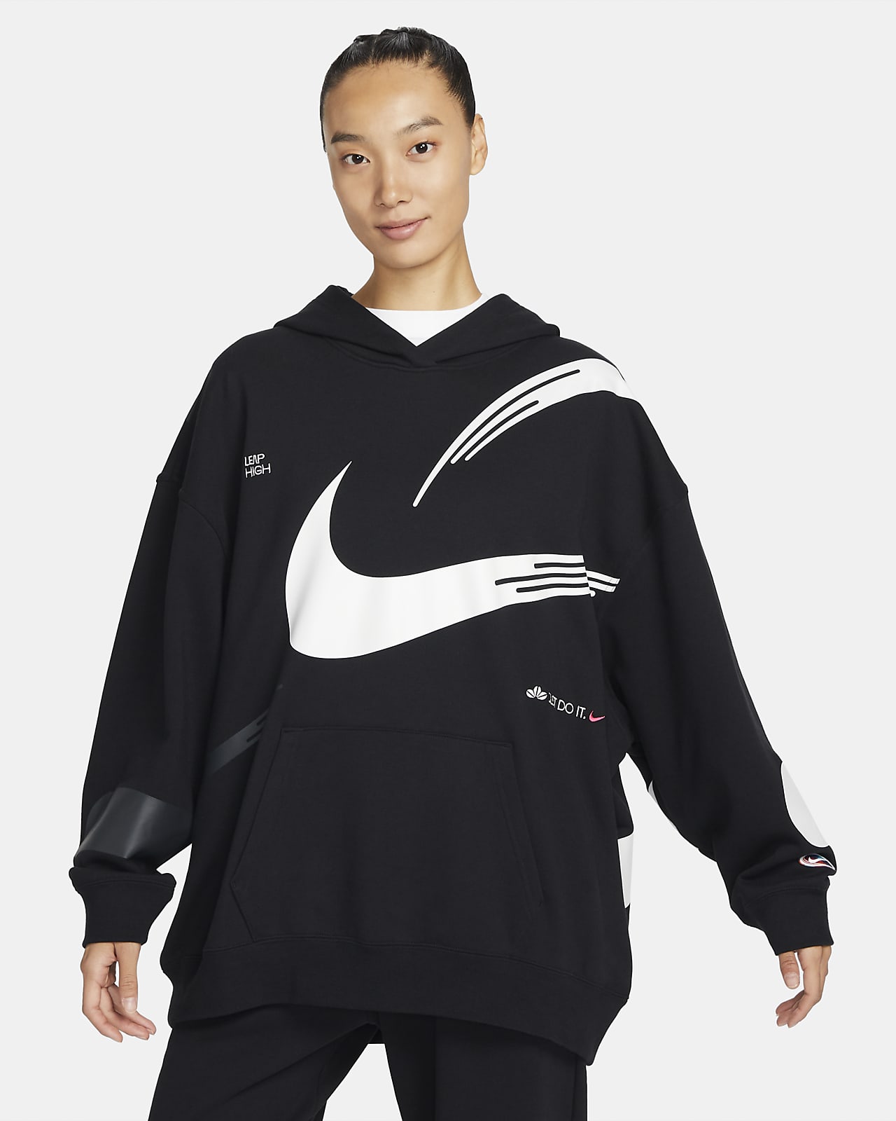 Nike Sportswear 女子 Oversize 风针织连帽衫