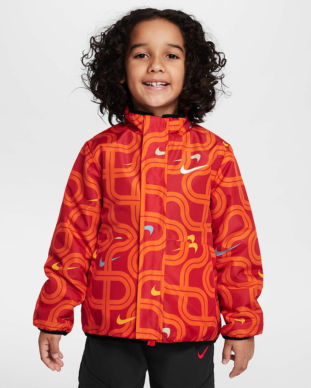 Nike 耐克灵蛇迎新系列幼童仿羊羔绒双面穿夹克