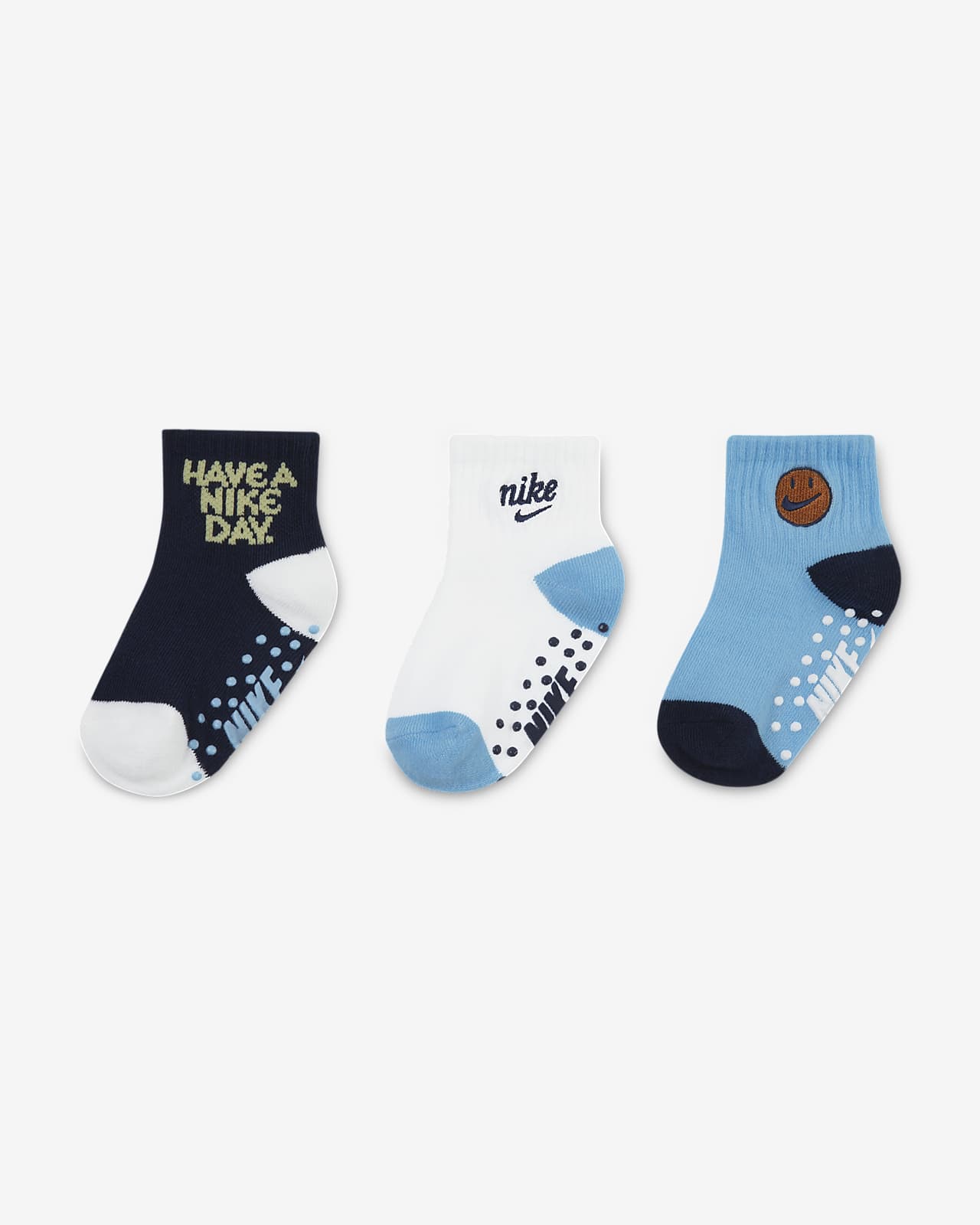 Nike Sense of Adventure 婴童运动短袜（3 双）