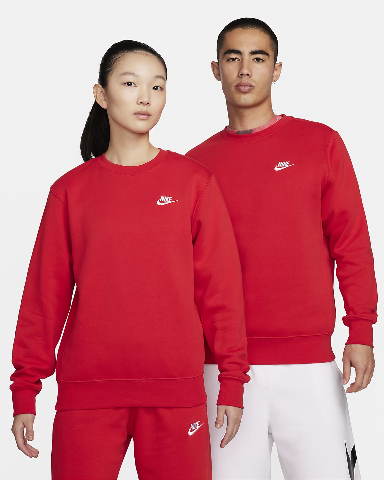 Nike Sportswear Club Fleece 男子加绒圆领上衣