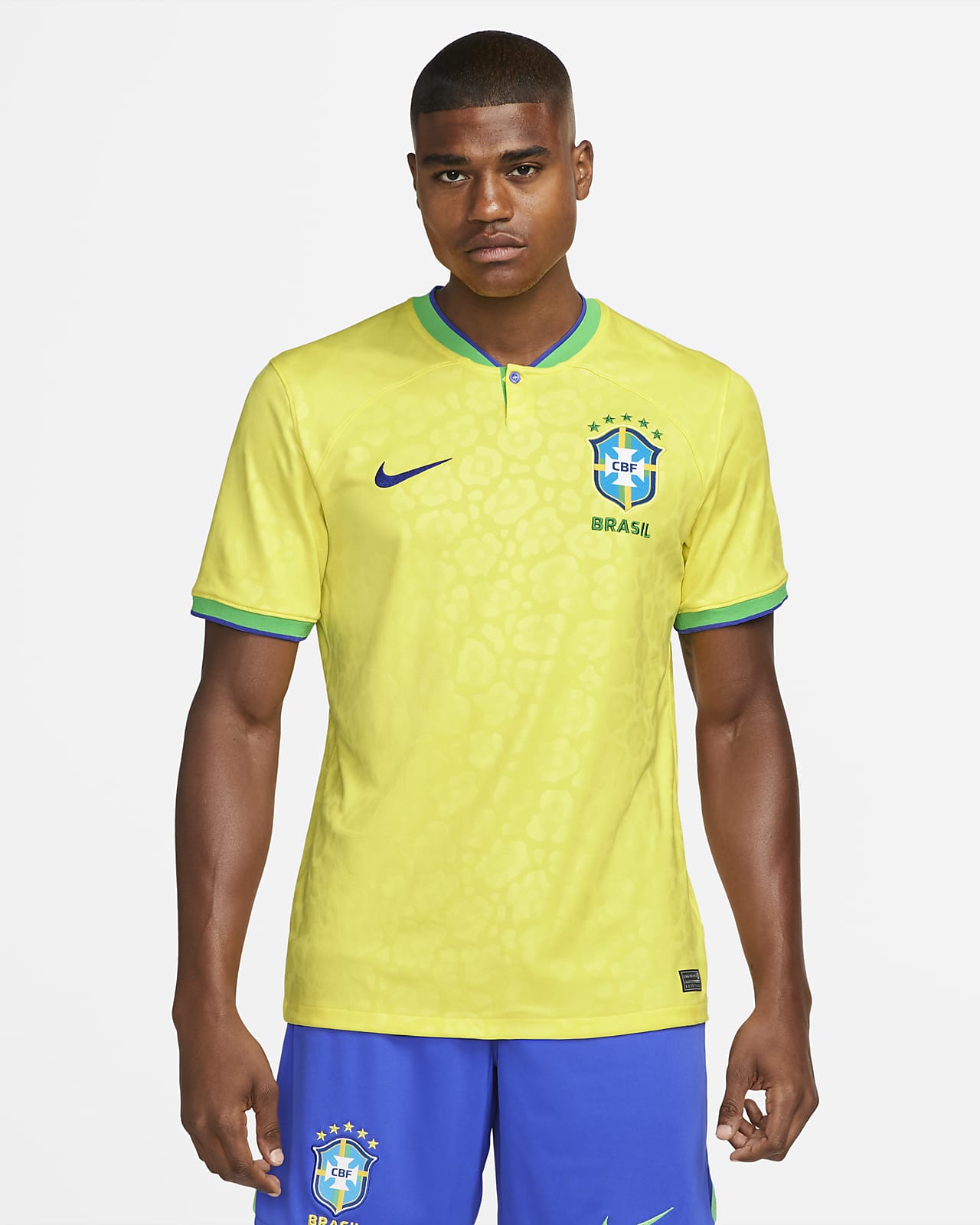 2022/23 赛季巴西队主场球迷版 Nike Dri-FIT 男子足球球衣