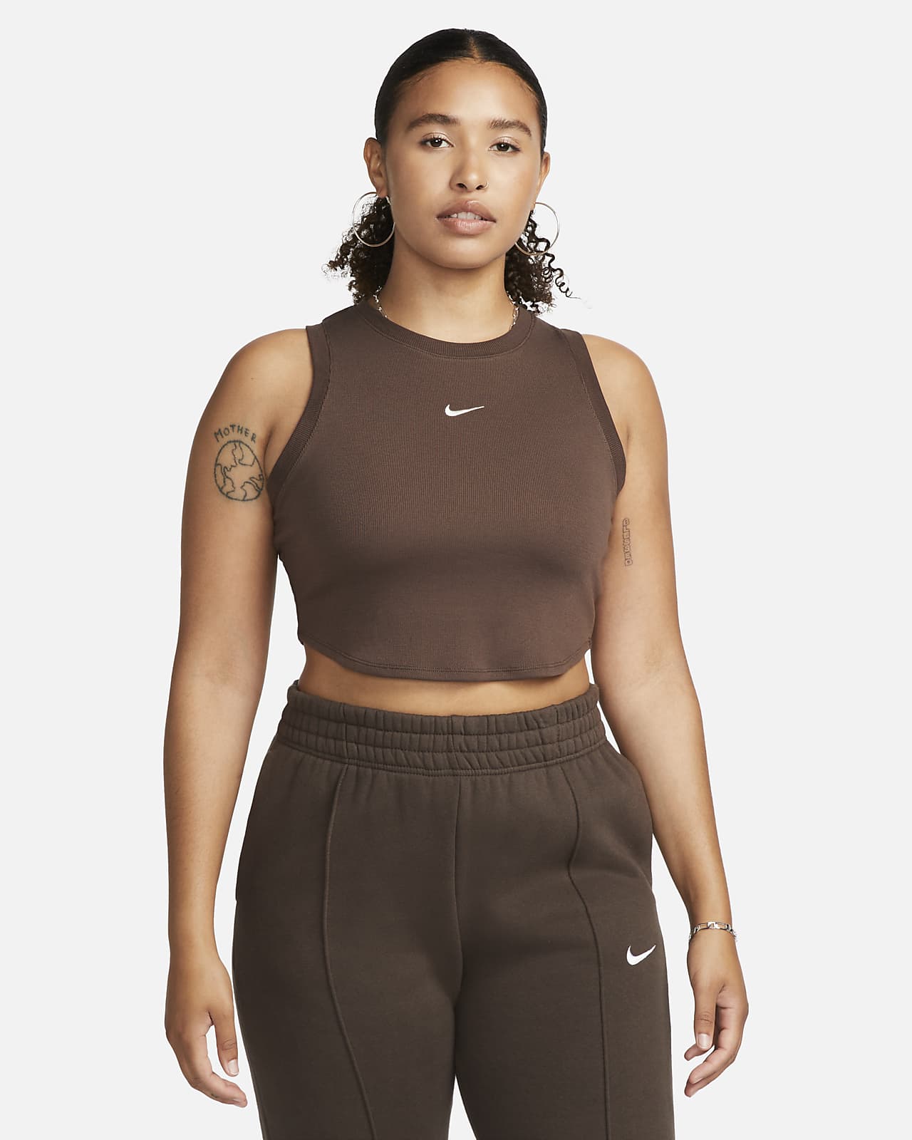 Nike Sportswear Essentials 女子罗纹短款背心