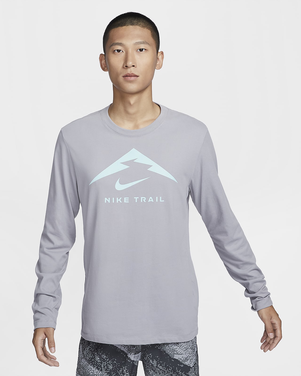 Nike Dri-FIT 男子速干长袖越野跑步T恤