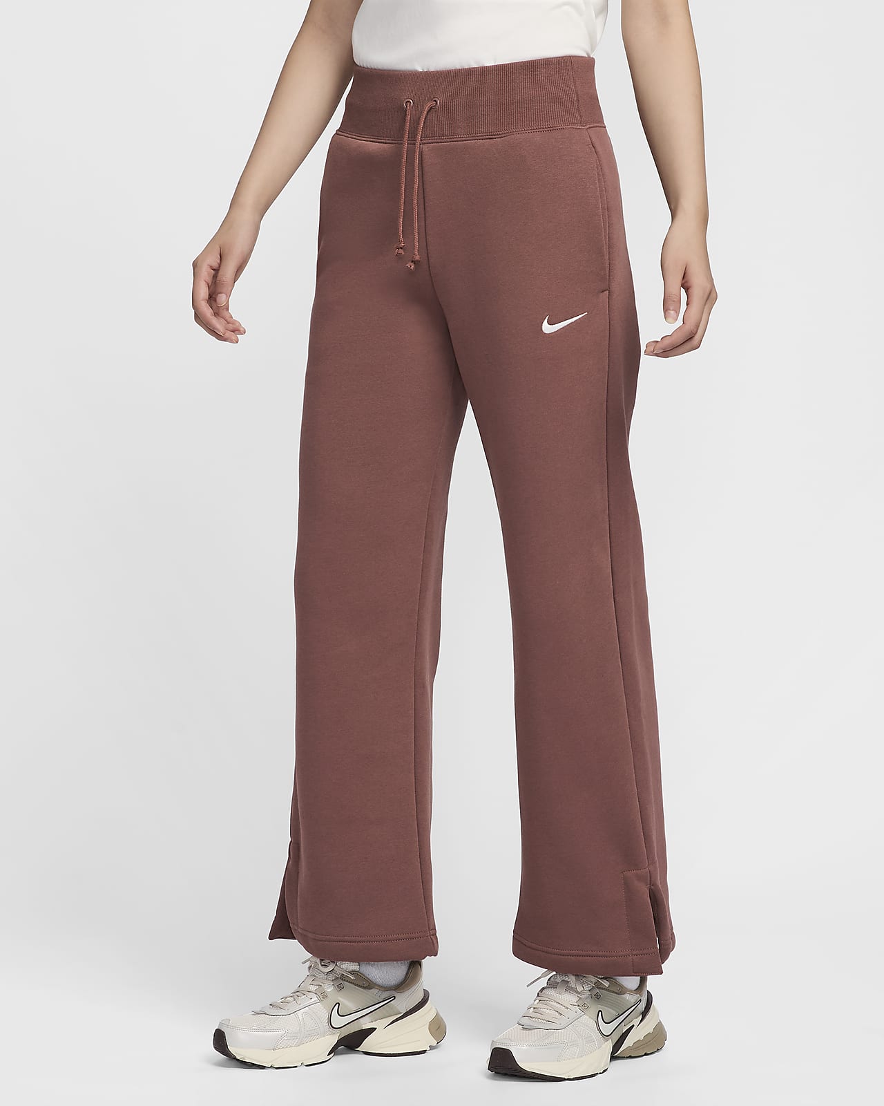 Nike Sportswear Phoenix Fleece 女子加绒高腰阔腿运动裤