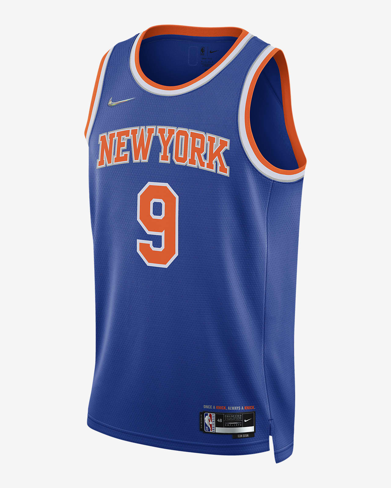 纽约尼克斯队 Diamond Icon Edition Nike Dri-FIT NBA Swingman Jersey 男子球衣