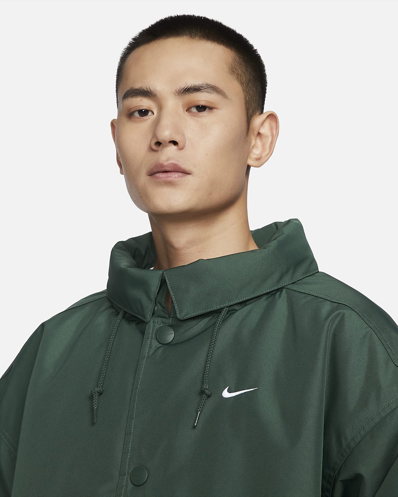 美品】NIKE therma fit coach jacket （XXL）-