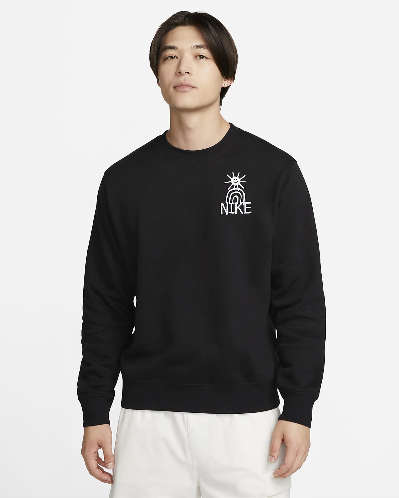 Nike Sportswear 男子加绒圆领上衣