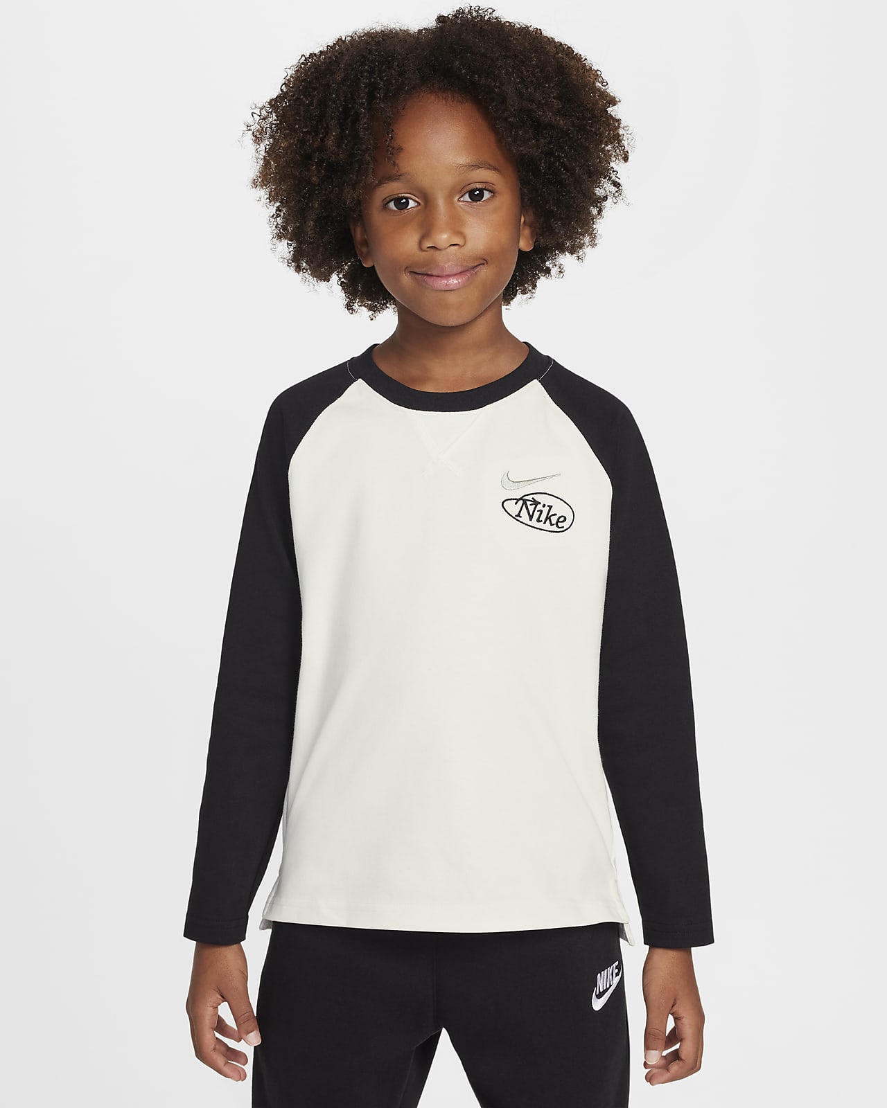 Nike 幼童运动插肩长袖上衣