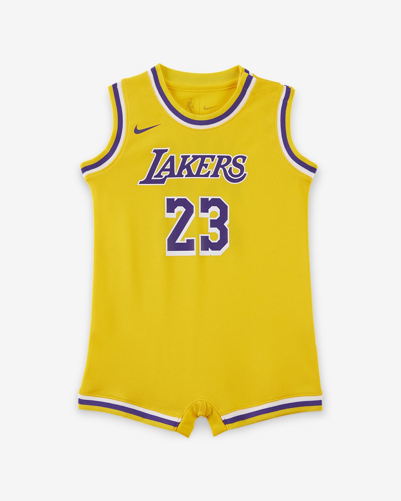 洛杉矶湖人队 (LeBron James) Nike NBA 婴童连体衣