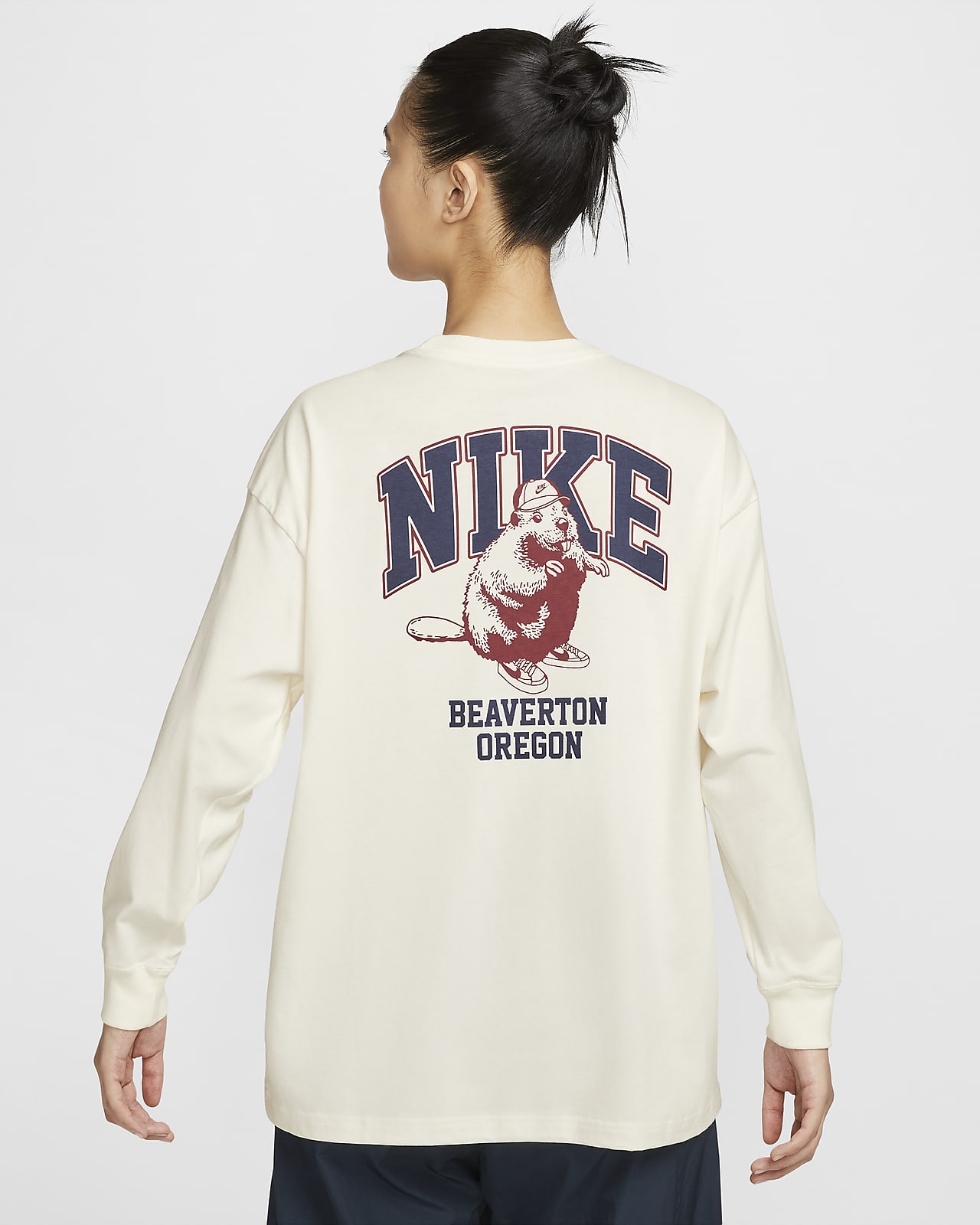 Nike Sportswear 女子 Oversize 风长袖T恤