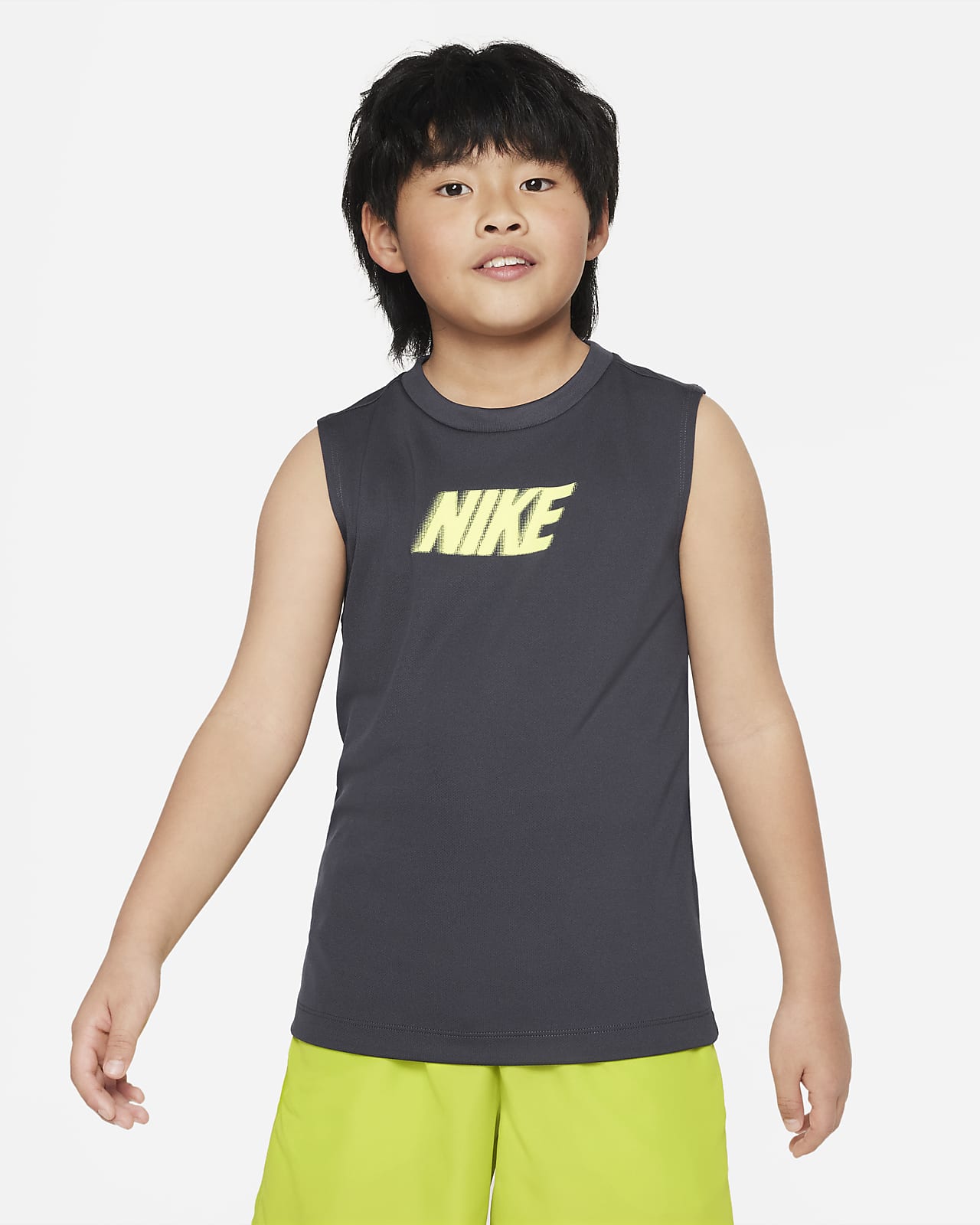 Nike Dri-FIT Multi+ 大童（男孩）速干无袖训练上衣