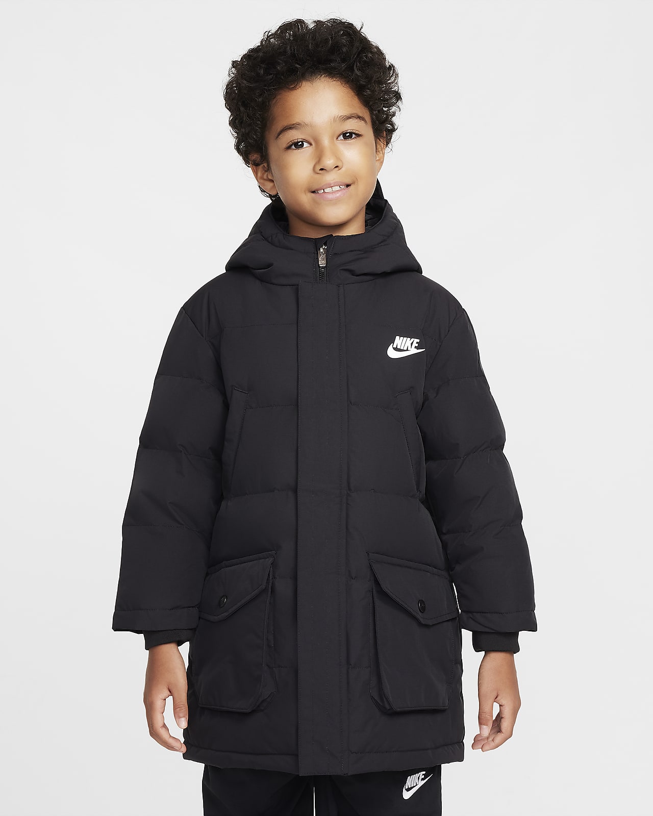 Nike 幼童长款户外羽绒保暖夹克