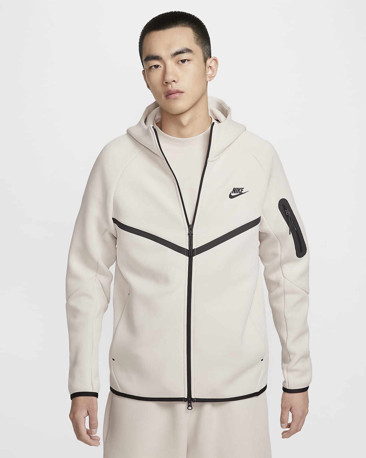 Nike Tech Windrunner 风行者系列男子全长拉链开襟连帽衫