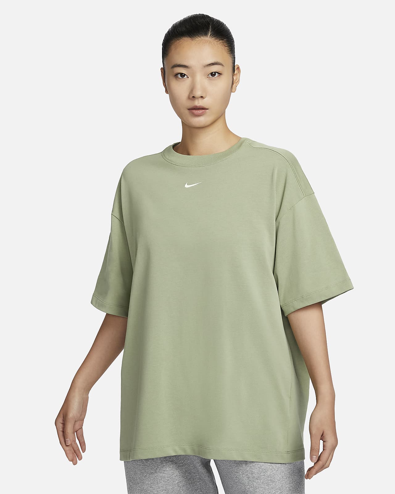 Nike Sportswear Essential 女子 Oversize 风短袖T恤
