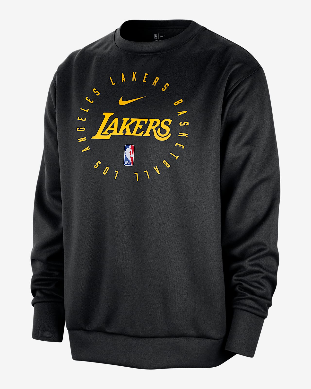 洛杉矶湖人队 Spotlight Nike Dri-FIT NBA 男子速干圆领运动衫