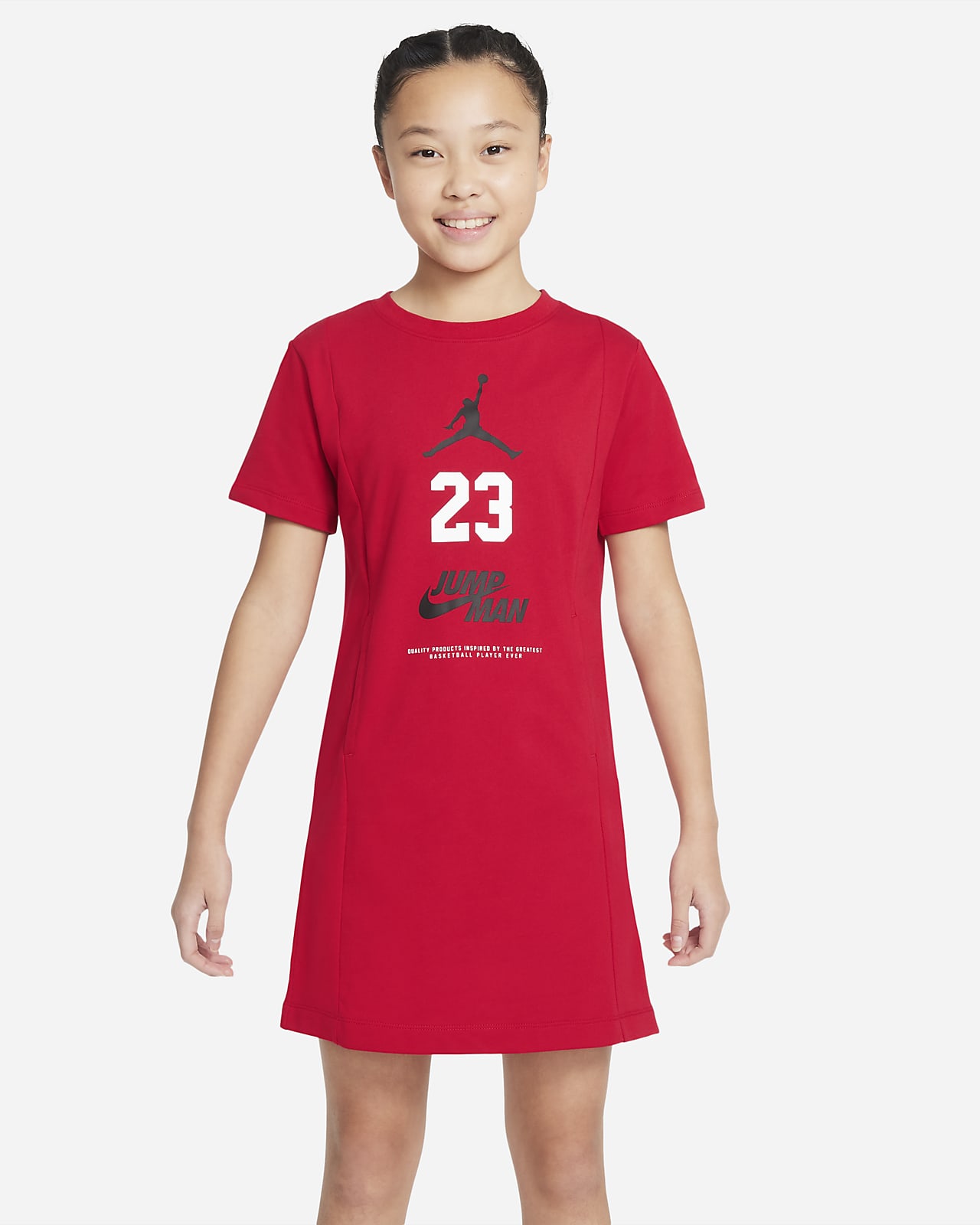 Jordan Jumpman 大童（女孩）T恤式连衣裙