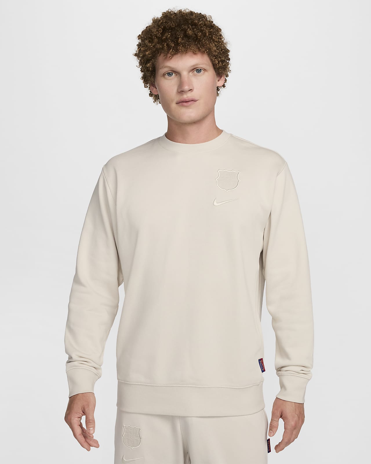 巴萨 Nike 男子足球圆领运动衫