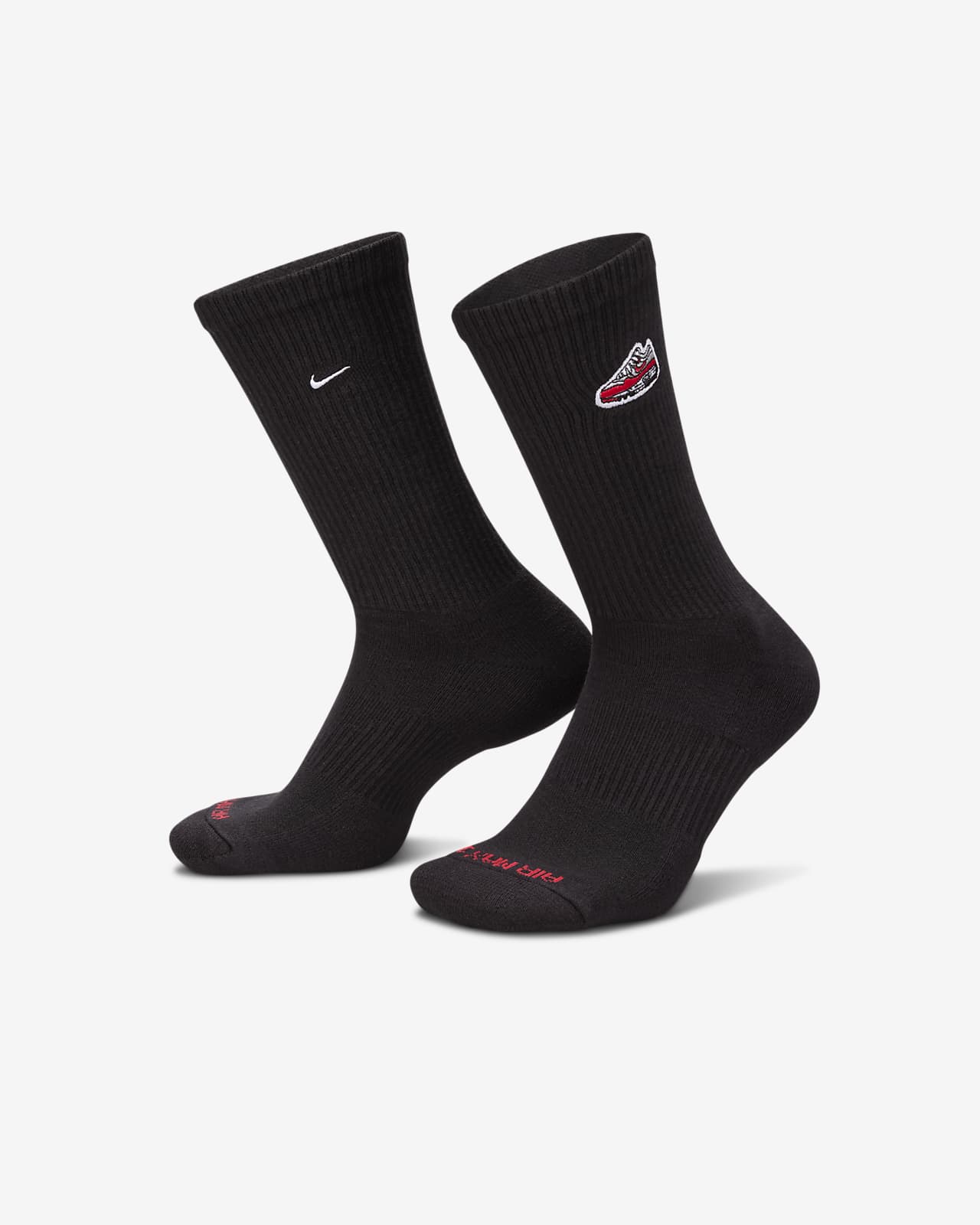 Nike Everyday Plus 舒适速干中筒运动袜（1 双）