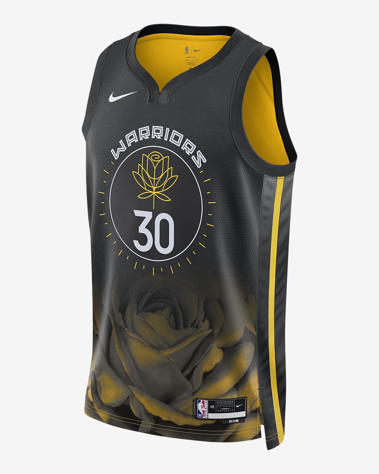 金州勇士队 (Stephen Curry) City Edition Nike Dri-FIT NBA Swingman Jersey 男子球衣