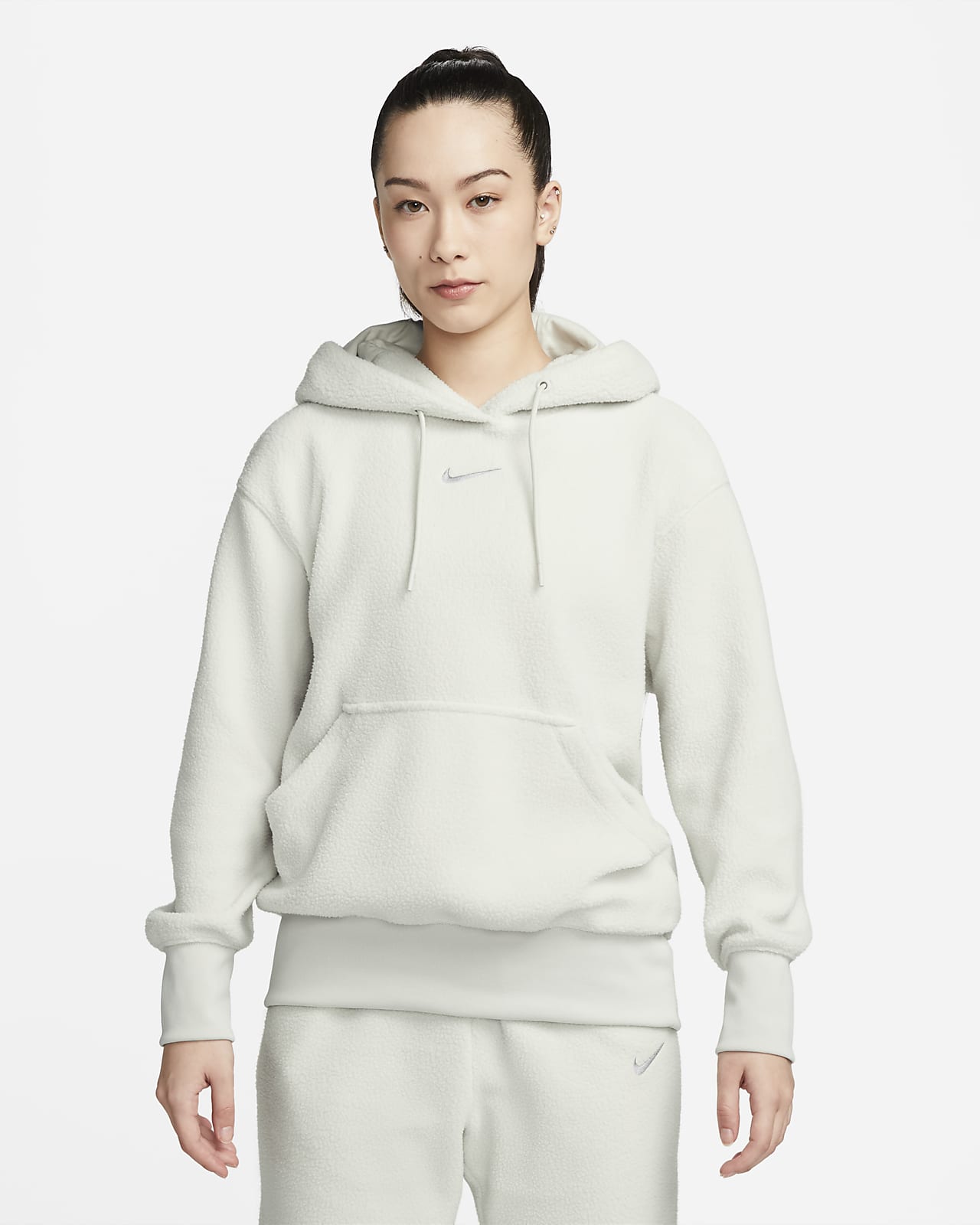 Nike Sportswear Plush 女子摇粒绒套头连帽衫