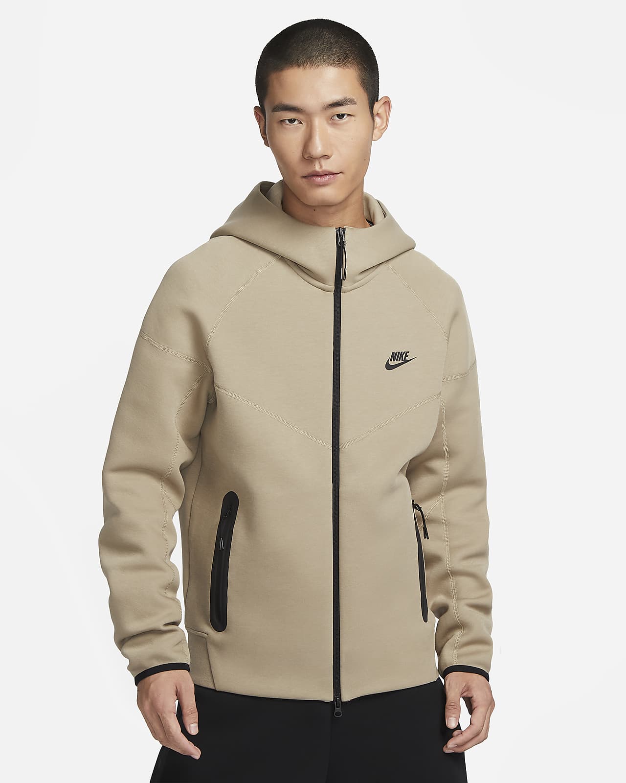 Nike Sportswear Tech Fleece Windrunner 男子全长拉链开襟连帽衫-NIKE