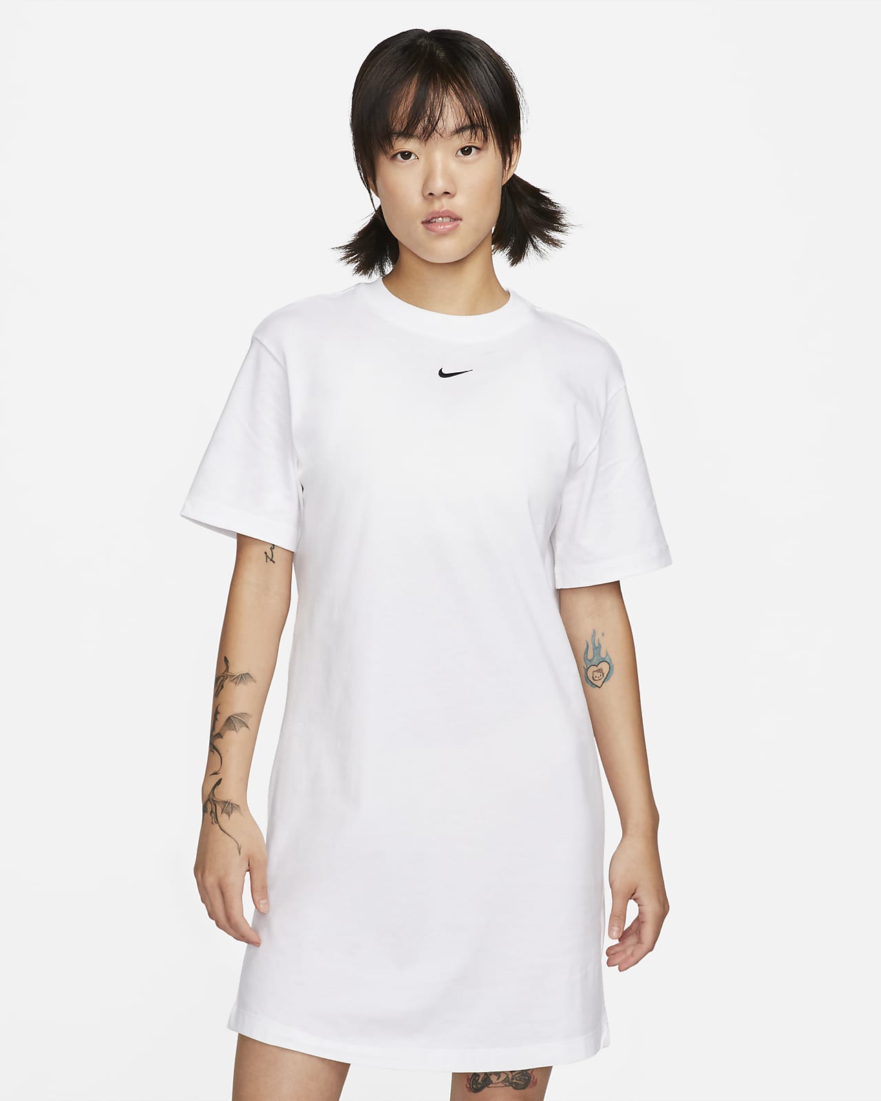 Nike Sportswear Essential 女子短袖T恤连衣裙