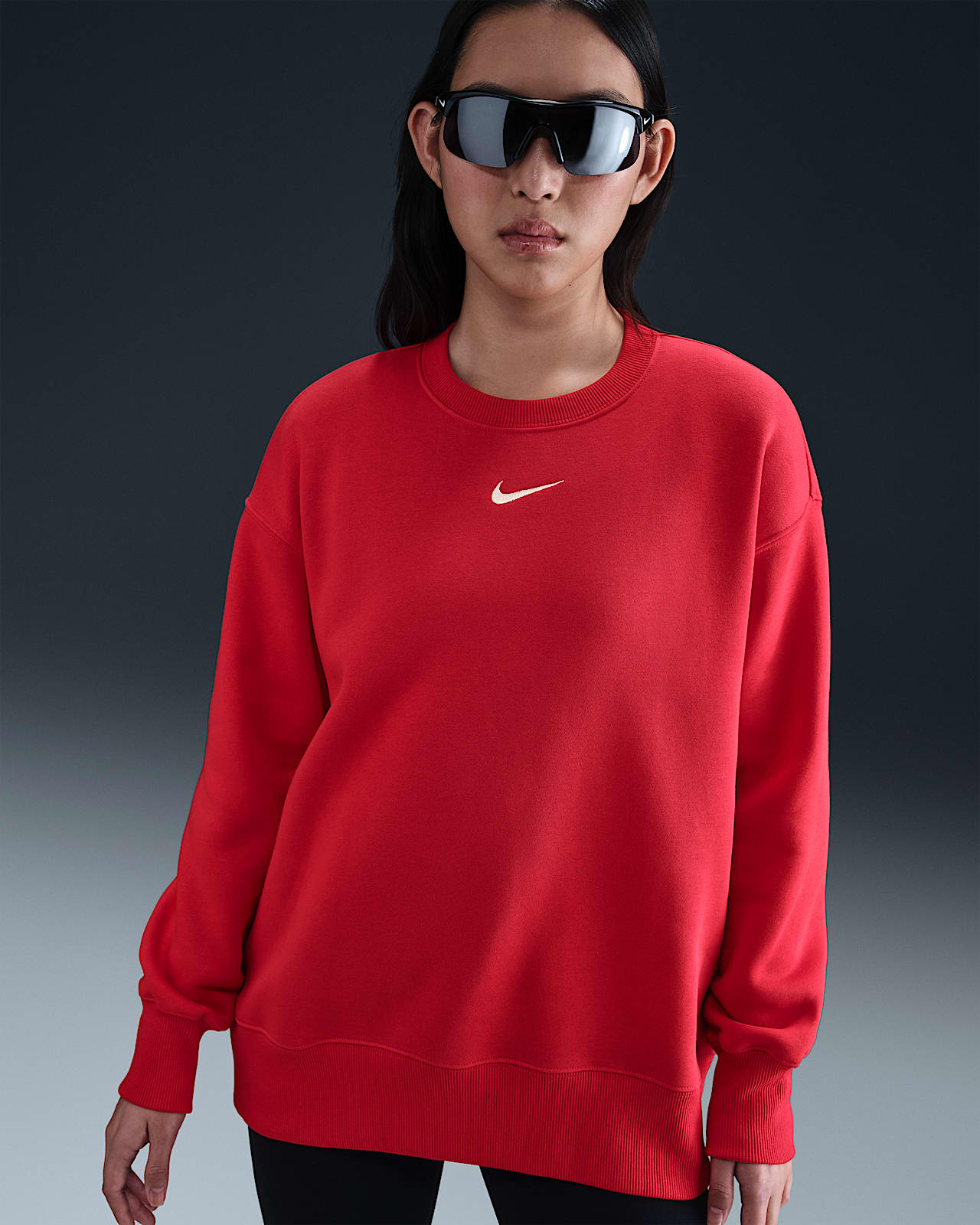 Nike Sportswear Phoenix Fleece 女子 Oversize 风加绒圆领运动衫