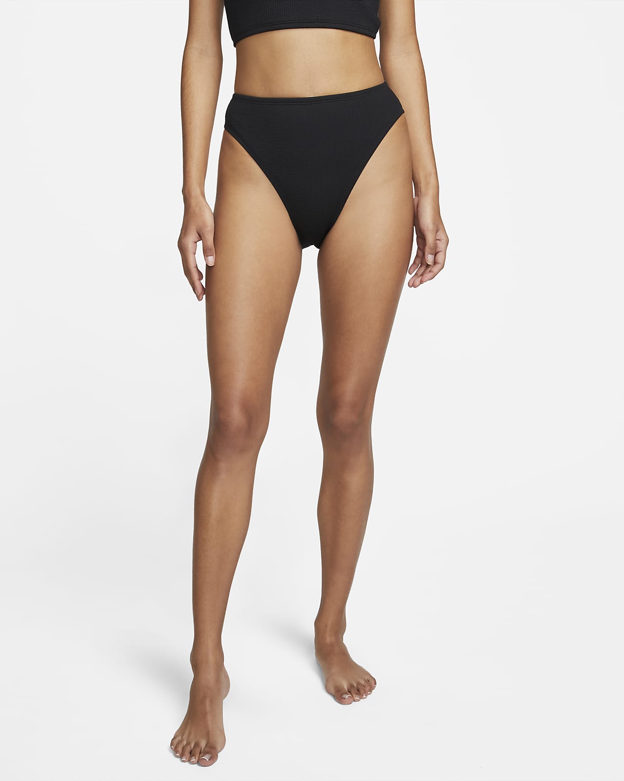 Nike Swim Elevated Essentials 女子高腰比基尼泳裤
