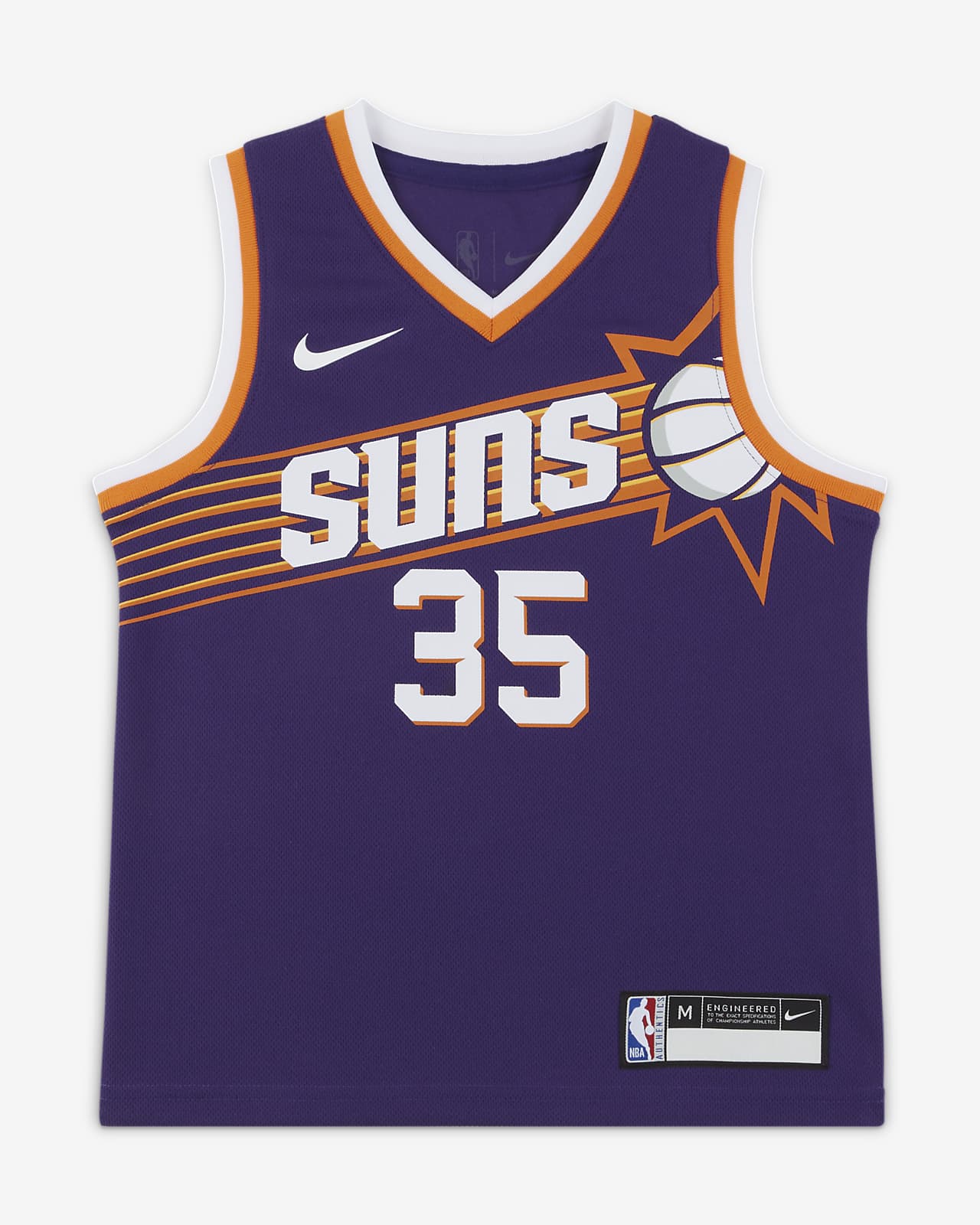 菲尼克斯太阳队 (Kevin Durant) Nike NBA Jersey 幼童球衣