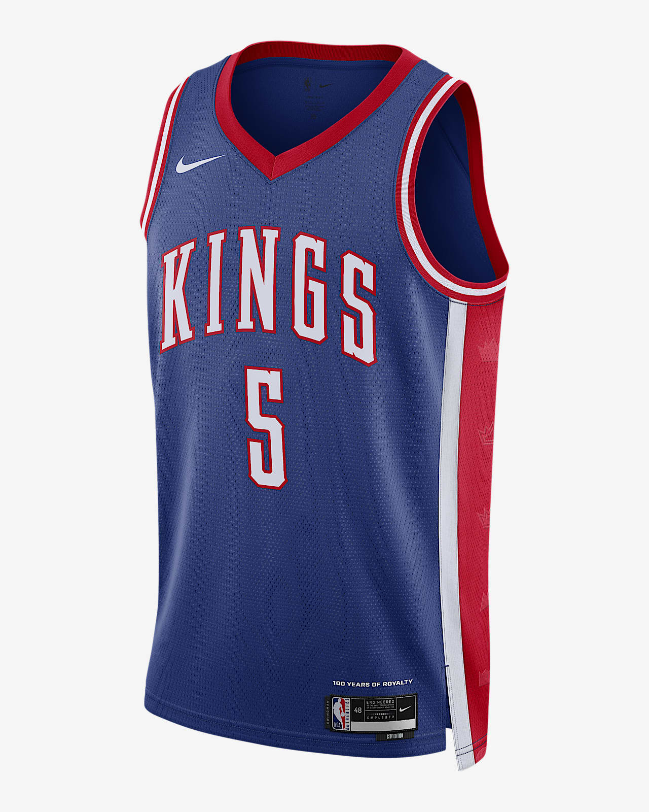 2024/25 赛季萨克拉门托国王队 (De'Aaron Fox) City Edition Nike Dri-FIT NBA Swingman Jersey 男子速干球衣