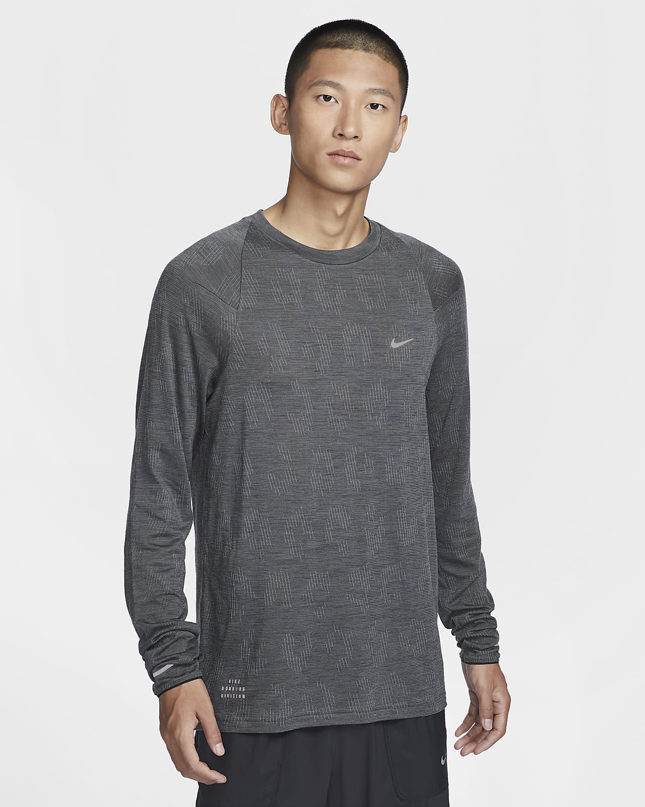 Nike Running Division Therma-FIT ADV 男子羊毛混纺长袖跑步