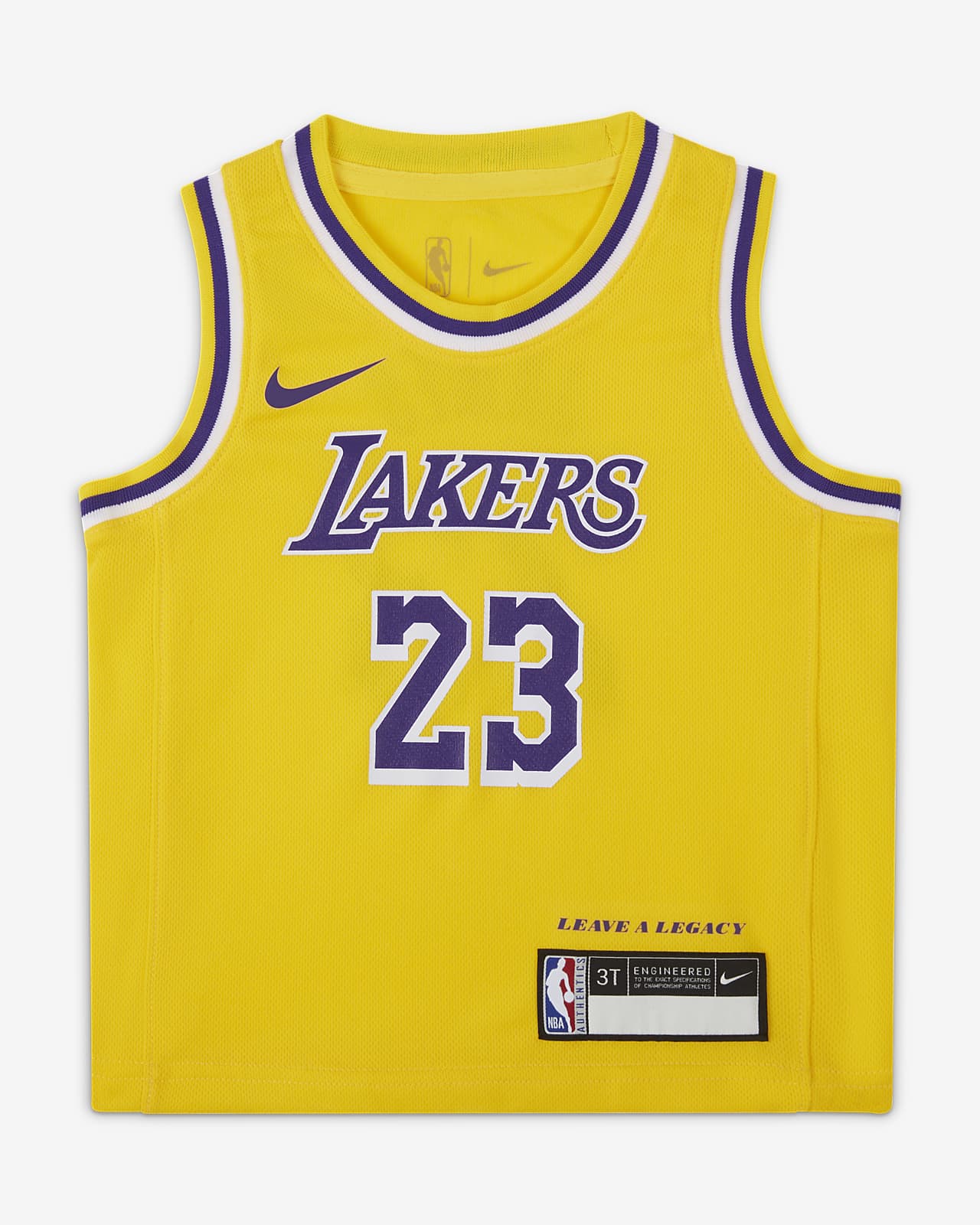 洛杉矶湖人队 (LeBron James) Icon Edition Nike NBA Jersey 詹姆斯婴童球衣