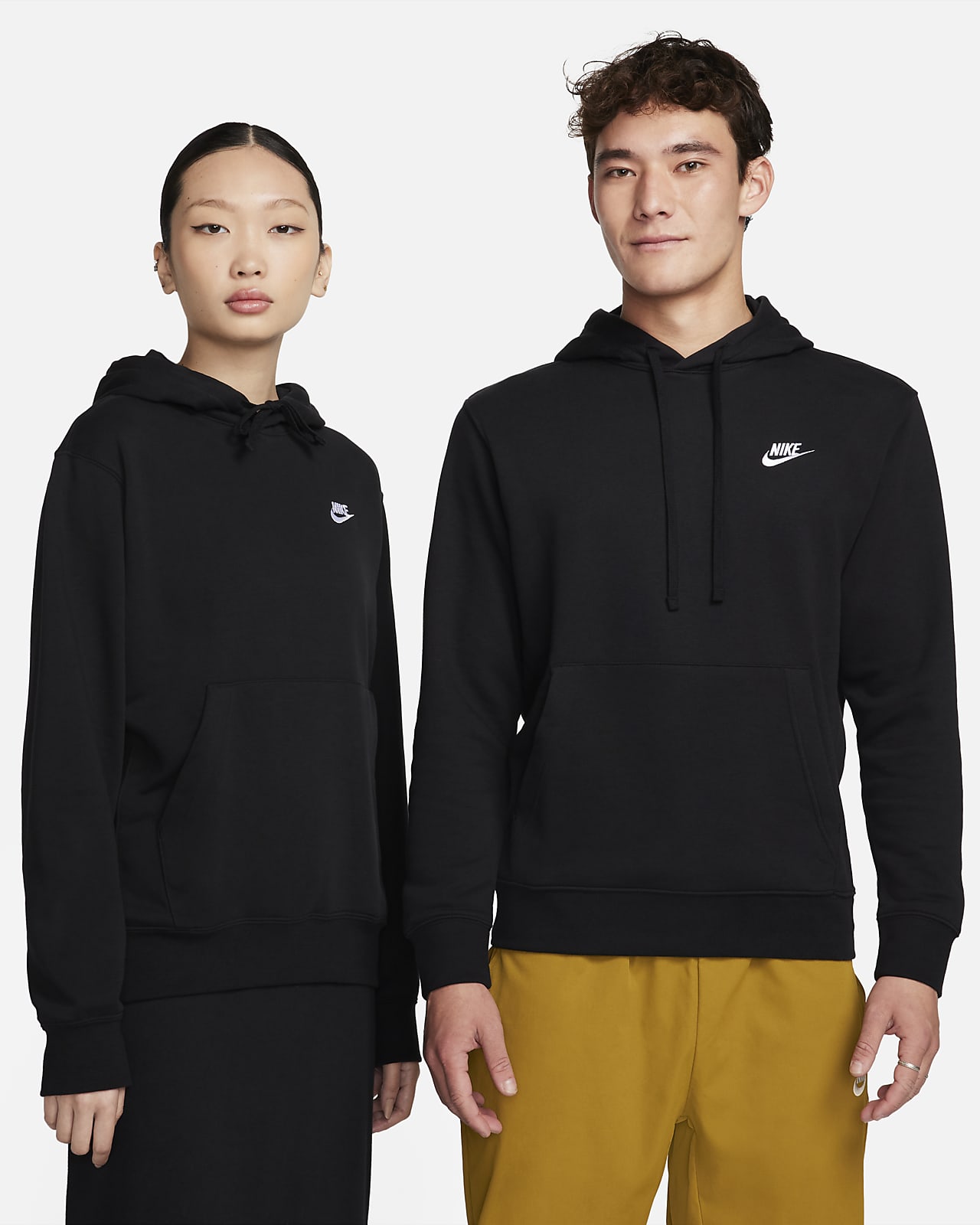 Nike Sportswear Club 男子法式毛圈套头连帽衫