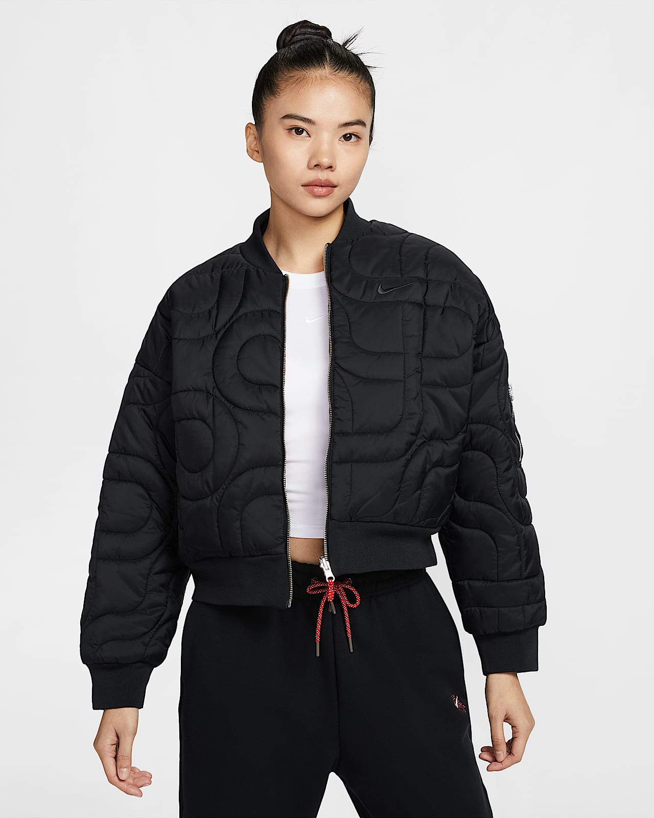 Nike Sportswear 耐克灵蛇迎新系列李梦同款女子双面穿夹克